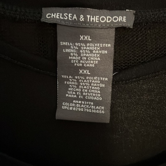 NWT Chelsea & Theodore XXL Two-fer scoop neck sweater and tank top - Picture 6 of 6